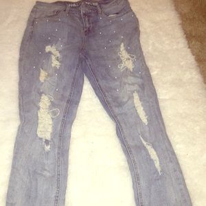 Skinny mid rise jeans size 11 vanilla star
